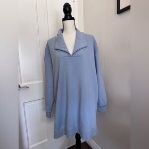 NWT Ava & Viv Light Blue Pullover Sweatshirt